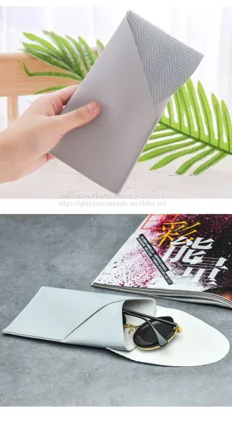 Crush-resistant and Portable Eyeglass Pouch; Simple Eyewear Holder for Sunglasses Clips photo-5