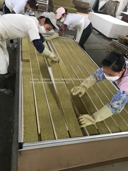 Rock Glass Wool Sandwich Panel For Steel Structure/Workshop photo-4