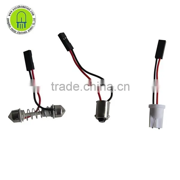 Dome LED Bulb Lamp for Car Interior With T10 Festoon Ba9s Connector 3528 1210 SMD photo-6