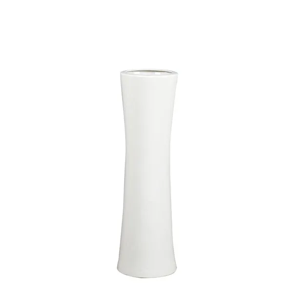 Creative Large White Seal Jingdezhen Ceramic Floor Vase For Living Room Office Study photo-5