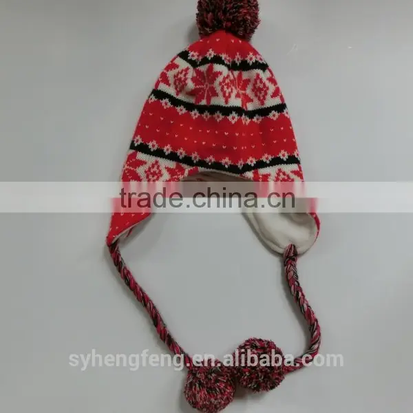 2015 Women Fashion Two-pieces Knitted Hat and Scarf photo-2