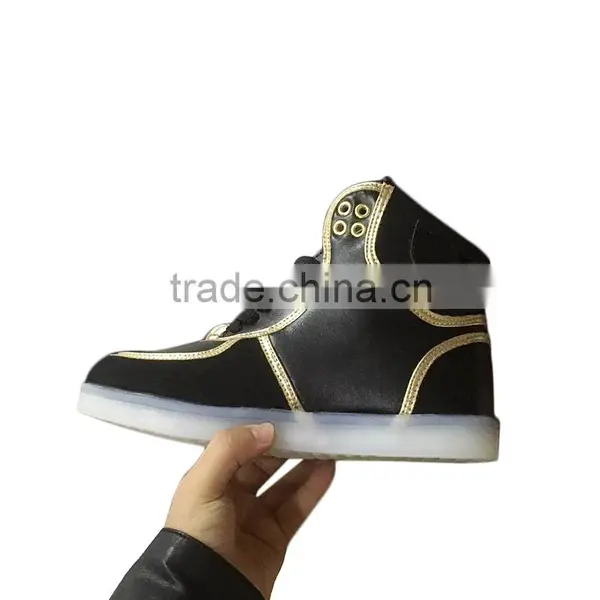 Ultra-affordable Price Unique Design Adults LED Light up Basketball Shoes, LED Sport Shoes, Adults Running Shoes With LED Light photo-3