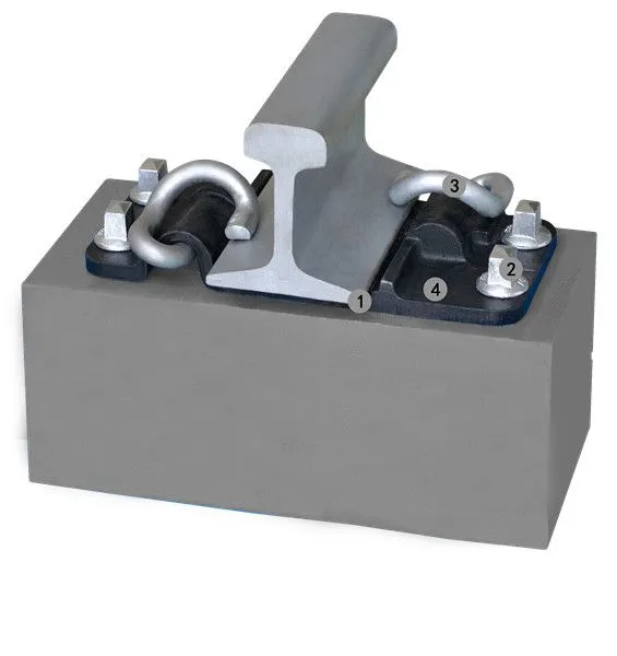 SEPARATED RAIL FASTENING SYSTEMS(Rail Fastener) for Railway Track Fixing