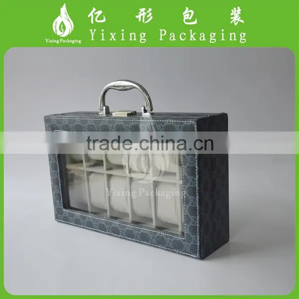 High Quality Customized Made-in-China Leather Watch Case/Box photo-3
