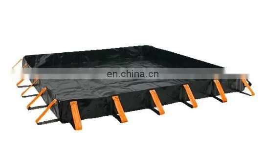 8'x10'x12'' 30 Oz. Chemical Resistant Quick Snap Release Collapsible Foam Wall Oil Spill Berm photo-2