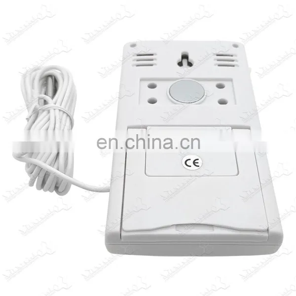 DT-1 Indoor Outdoor Big Screen 2 Channel Sensor Probe Digital Thermometer and Hygrometer photo-3