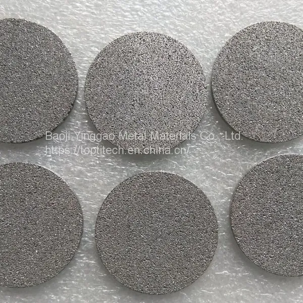 1mm Thickness Titanium Sintered Metal Porous Filter Plate photo-4