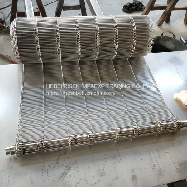 High Quality Food Grade Stainless Steel Metal Wire Mesh Conveyor Belts,flat Flex Belt for Furnace Oven,pizza Oven photo-4