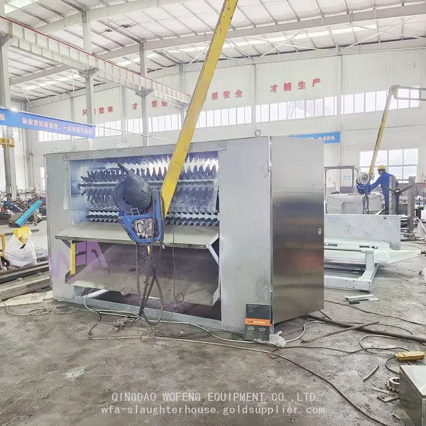 Hot Selling Pork Slaughter Line Hydraulic De-hairing Machine For Pig Abattoir Equipment photo-2