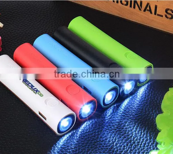 Mini Protable Flashlight Power Bank 2600mAh Low Price for Mobile photo-2