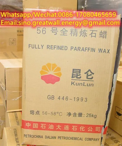 Kunlun 58-60 Semi Refined Paraffin Wax Large Quantities for Candle Manufacture Fully Refined Microcrystalline Wax