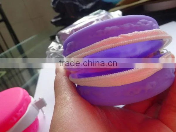 Colorful Macaron Wallet Silicon Production photo-2