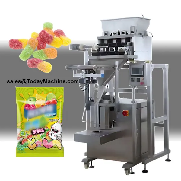Automatic Bag Packing Machine Linear Weigher for Wolfberry Beans Seeds Peanuts Grains Crisps photo-3
