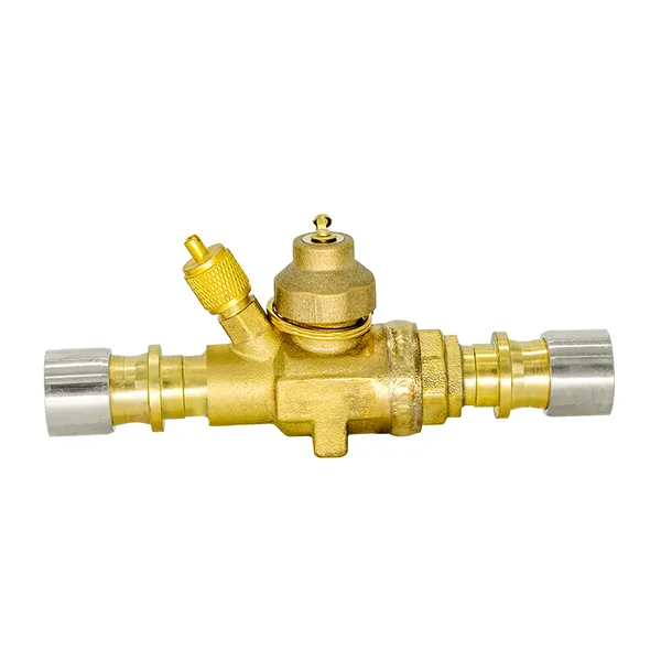 Press Fitting No-Fired Braze-Free Flameless Quick Fitting for Hvacr Schrader Ball Valve 3/8