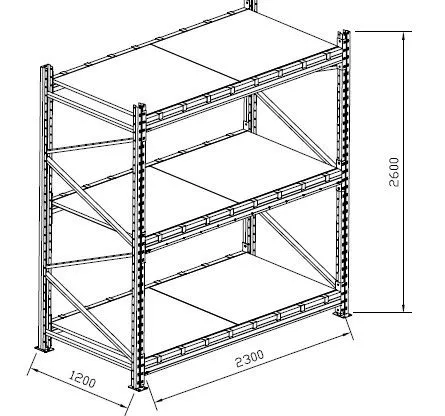 Stacking Pallet Racking Steel Shelf Tire Storage Rack photo-4