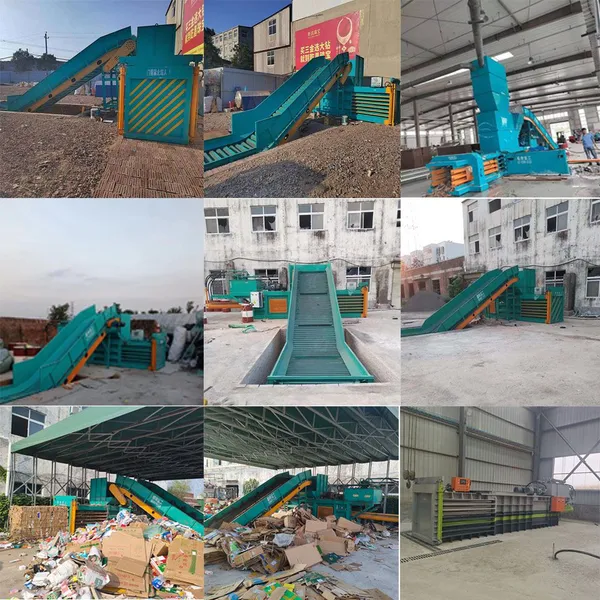 Waste Plastic Film Compression Baler, Waste Plastic Bottle Baler photo-4