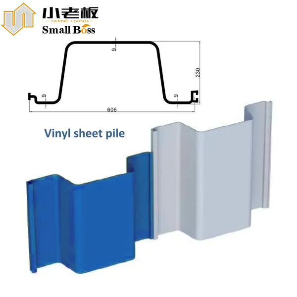 Fabrikpreis für Vinyl-Seewehr-Plastik-PVC-Pfähle, Plattenpfähle und -Panels für Wasserregulierungs-Lösungen photo-5