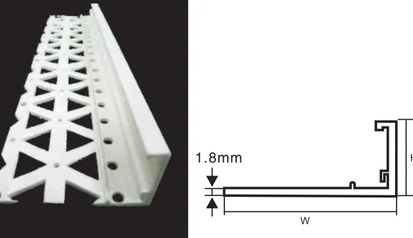 Plastic Drywall Corner Bead/ Pvc Stopping Bead photo-4