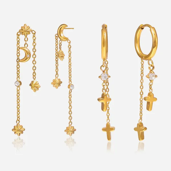 Factory Direct 18K Gold PVD Stainless Steel Necklace Charm With Quick Sampling photo-5