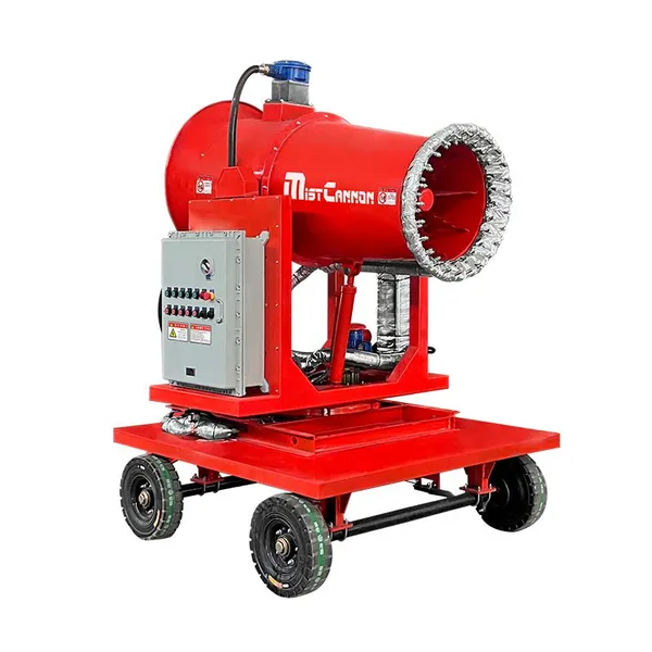 Manufacturer Explosion Proof Mobile Dust Control Fog Cannon Sprayer Machine For Sale in Mine