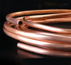 Refrigeration System Copper Tube ASTM B280 C12200 Soft Annealed Coil 15m-50m for HVAC Applications photo-3