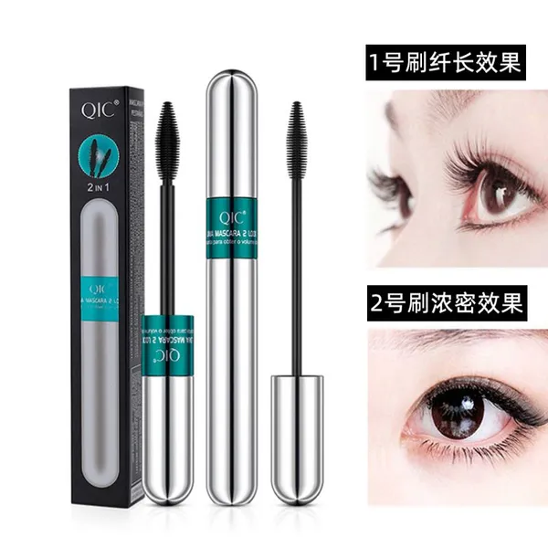 QIC 2-in-1 Dual-Effect Mascara: Waterproof, Lengthening, and Volumizing (Japanese-Style Makeup) photo-2