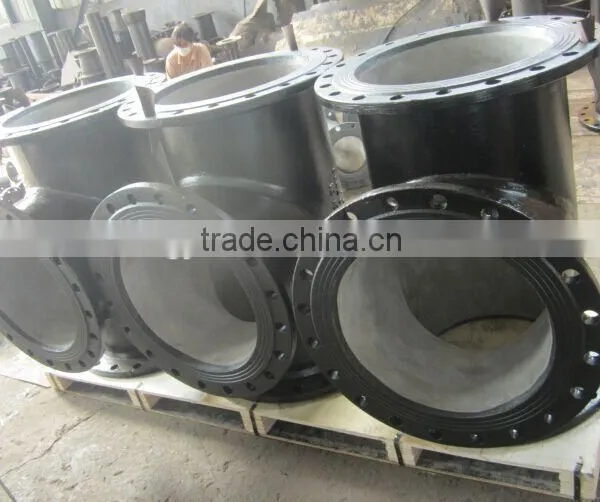 Bestseller Ductile Iron Pipe Fittings All Flanged Tee With ISO2531 photo-5