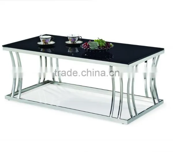 fashion coffee table, stainless steel coffee table(CF-3008-1)