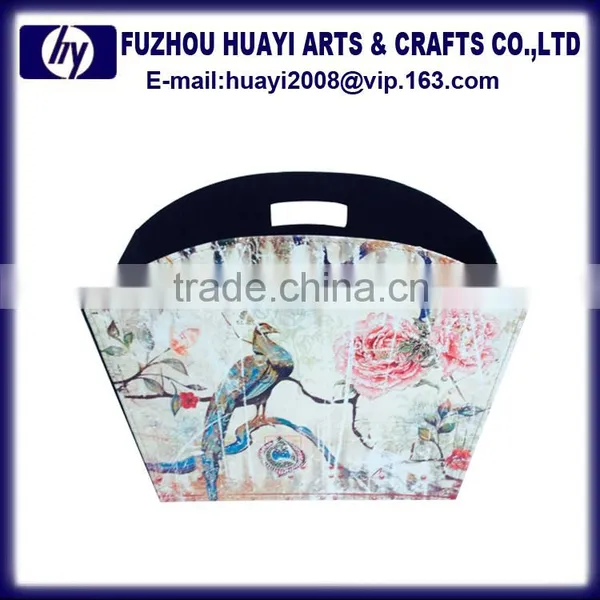 Vintage PU Storage Basket Sundries Basket 2016 photo-3