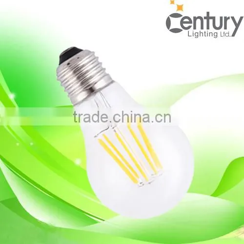 Hot LED Lighting Supplier Shenzhen Manufacturer 120lm/w 4w 6w 8w E27 Filament Led Bulb photo-5