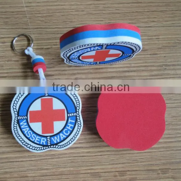 foam floating keychain