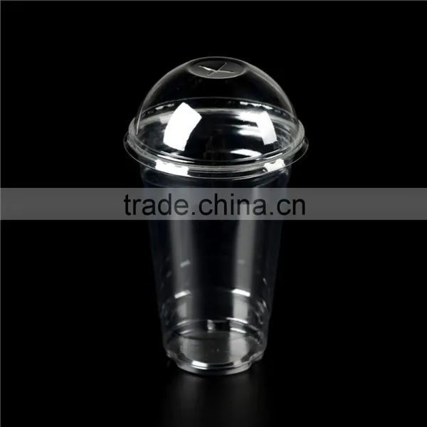 700ml PET and PP Transparent Disposable Plastic Cups With Dome and Flat Lids photo-2