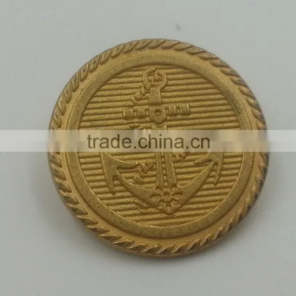 Anchor Logo Metal Shank Button for Ladies Clothes -- MJ1107 photo-5