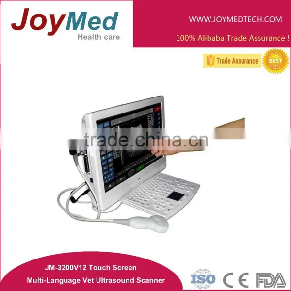 Touch Screen V12 Ultrasound Scanner/vet Ultrasound Probe
