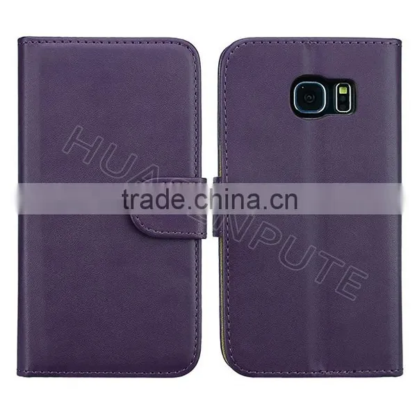 New! Flip PU Wallet Leather Case Cover For Samsung Galaxy S6 Edge Wallet Leather Case photo-4