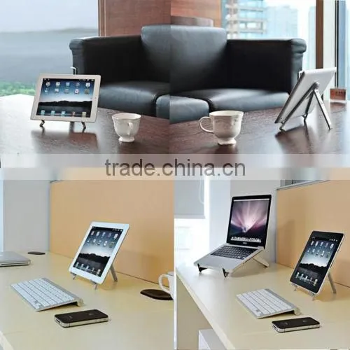 Universal Aluminum Metal Portable Foldable Holder Bracket Mobile Stand Mount Tablet PC photo-3