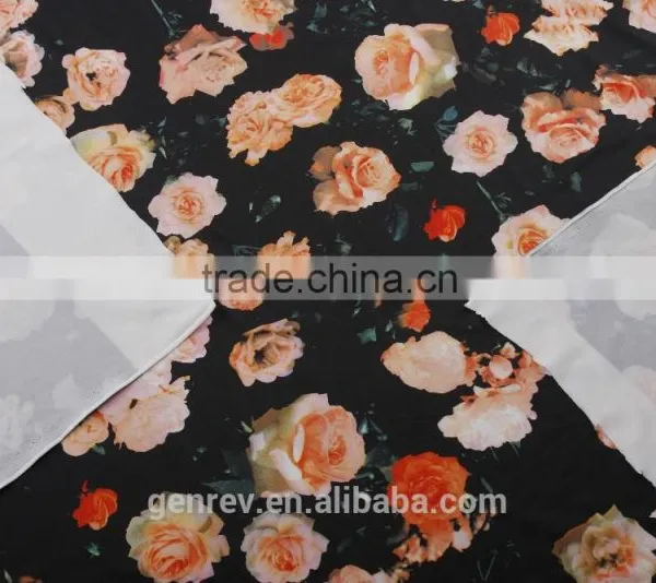 Poly Knit sp Print Fabric Printing Fabrc Polyester Ptinted Fabric Digital Print Fabrics photo-4