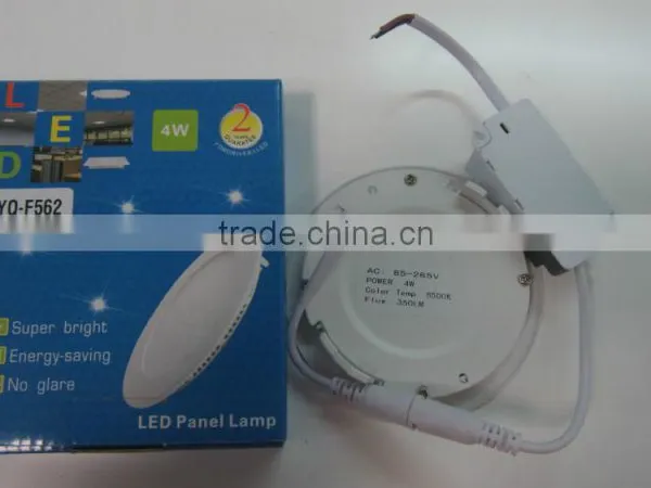 4W and Round Recessed LED Panel Light photo-2