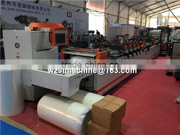 Three Side Sealing Zipper Standing Bag-making Machine
