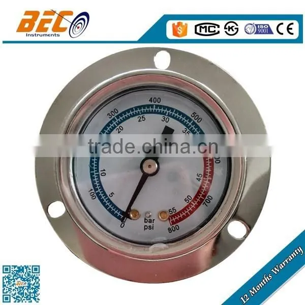 Reasonable Price Customized Half Stainless Pressure Gage Pressure to Absolute