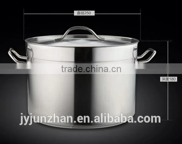 3layers Composite Bottom Stainless Steel Stock Pot Hotel Restaruant Kitchenware Equipment photo-2