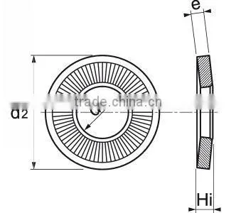 NFE25511 French Standard Conical Contact Washe photo-3