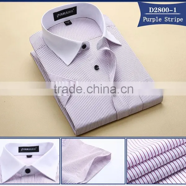2016 the Latest Man Long Sleeve Cotton Woven Twill Shirt photo-2