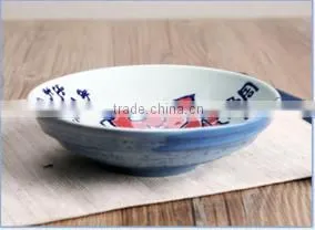 Japanese Characteristic Hand-painted Ceramic Fish Dish HY1671901 photo-3
