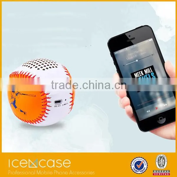 Baseball Wireless Bluetooth Speaker, Baseball Shape Mini Bluetooth Wireless Mobile Phone Speaker