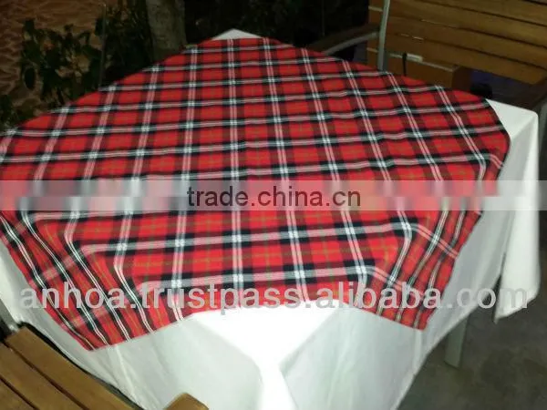 Popular Polyester Table Cloth/Table Runner For Hotel or Restaurant