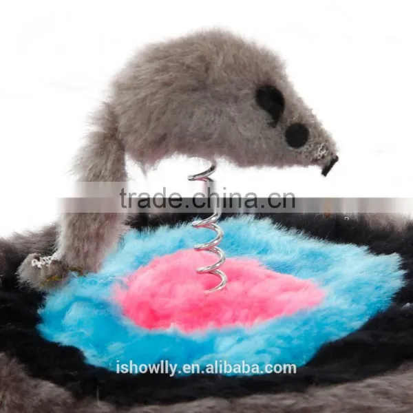 Cat Toy Pet Toys Supplies Spring Mouse Moving Mice Funny Kitten Play Plush New photo-4