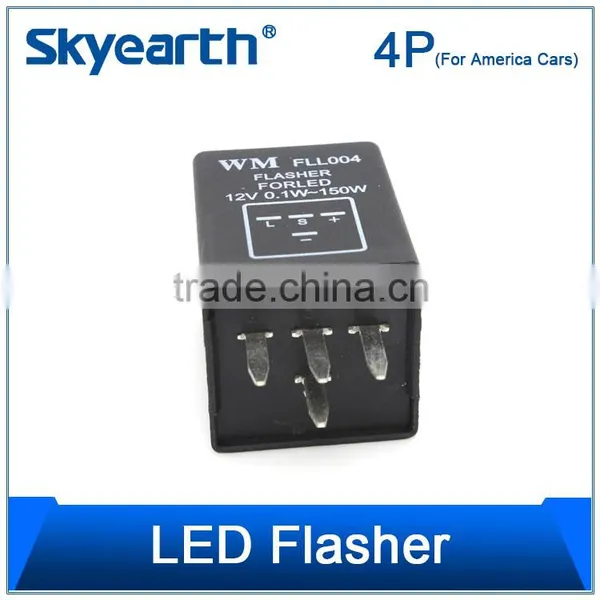 Auto Thermal Flasher Electronics Flasher 12V 24V 150W WM FLT552 4P photo-5