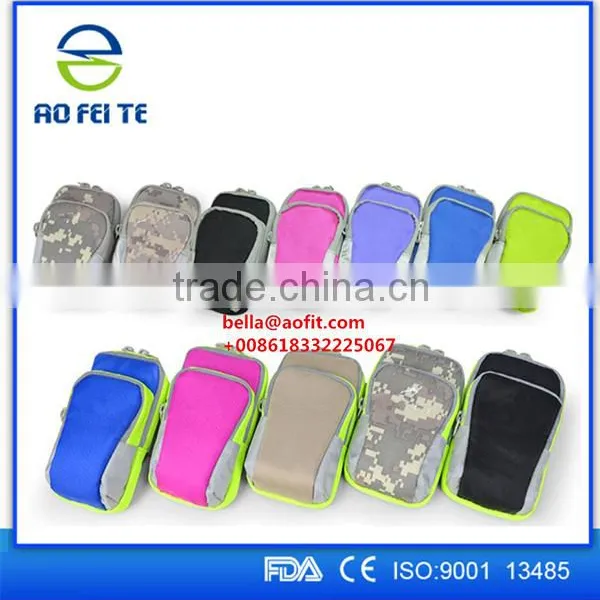 Online Shop China Hot Chinese Girl New Products Unisex Nylon Out Door Camping Arm Wrist Pouch Sport Gym Running Arm Bag photo-3