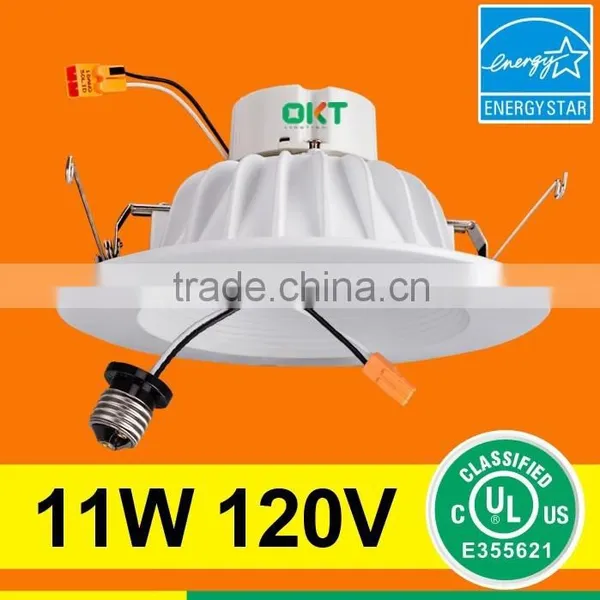OKT Lighting UL Energy Star LED Downlights China Trim 6" Reflector White Trim Frosted Lens photo-2